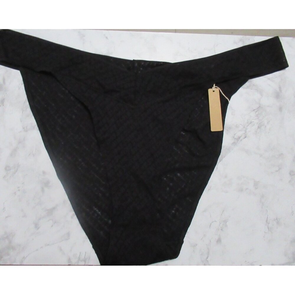 New Skims Panty Thong 4X Onyx‎ Black Panties Shapewear Plus Size